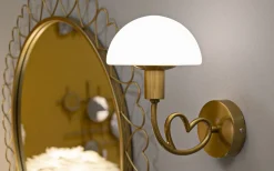 Lovy Vägglampa 22cm Guld