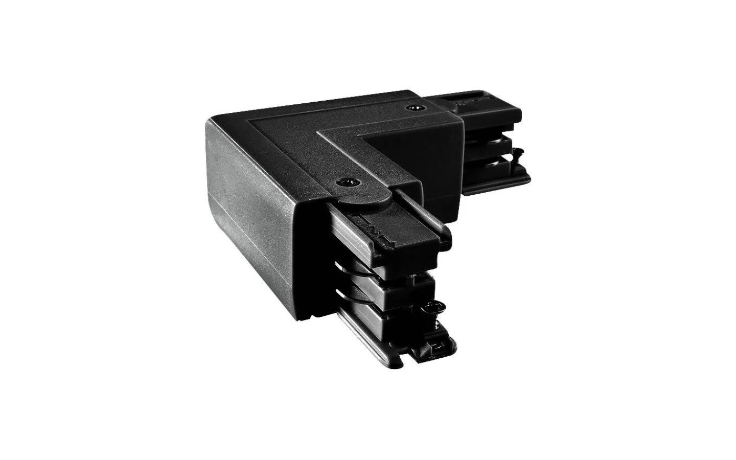 Malmbergs L-skarv, för 3-fas skena, Svart* Downlights, Spotlight