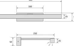 Badrum|Badrumslampor Vägg<Aneta Lucca Spegelbelysning 38cm LED 9W 3000K Krom IP44