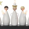 Star Trading Luciakör Adventsljusstake Vit 22cm* Adventsljusstakar 0-30 Cm