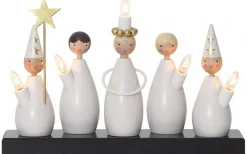 Visa Alla Adventsljusstakar|Adventsljusstakar 0-30 Cm<Star Trading Luciakör Adventsljusstake Vit 22 cm