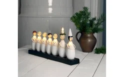 Visa Alla Adventsljusstakar|Adventsljusstakar 0-30 Cm<Star Trading Luciatåg Adventsljusstake Vit 22cm