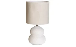 Lucie Bordslampa 31cm Vit/Natur