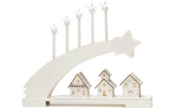 Batteri Julpynt Inomhus<Konstsmide Lucy Batteridriven Ljusbåge Vit 37cm