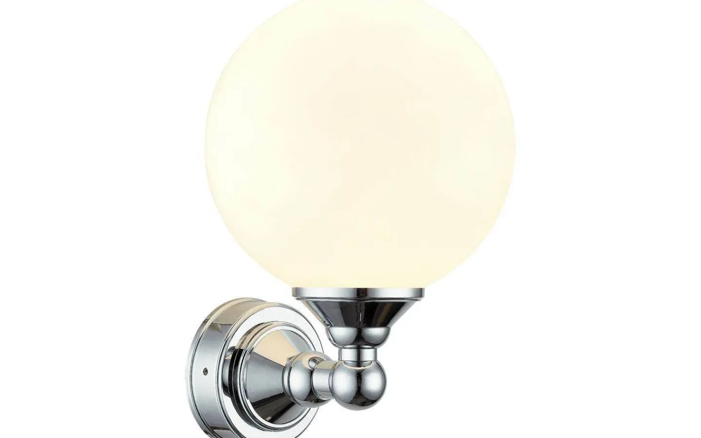 Aneta Lugano Vägglampa Krom IP44* Badrum|Badrumslampor Vägg