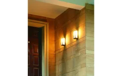 Lule 2 Vägglampa E27 Silver IP54