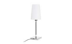 Rendl Lulu Bordslampa 59cm Vit/Krom* Vardagsrum|Sovrum