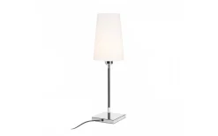 Rendl Lulu Bordslampa 59cm Vit/Krom* Vardagsrum|Sovrum