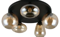 Trio Lighting Lumina Plafond 5xE14 bärnsten* Plafonder