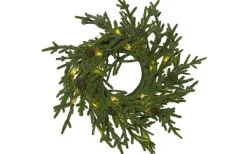 Star Trading Lummer Batteridriven Krans 38cm LED Grön Inomhus* Kransar|Batteri Julpynt Inomhus