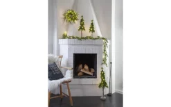 Star Trading Lummer Batteridriven Krans 38cm LED Grön Inomhus* Kransar|Batteri Julpynt Inomhus