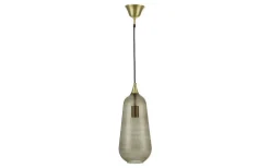 Oriva Luna Fönsterlampa 19cm Borstad Mässing/Rök* Fönsterlampor