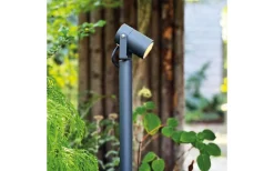 Lightson Luna Markspotlight Mörkgrå LED 3000K 350lm 5W 2-Pack* Lightson Garden Plug & Play