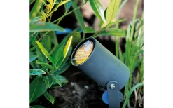 Lightson Luna Markspotlight Mörkgrå LED 3000K 350lm 5W 2-Pack* Lightson Garden Plug & Play