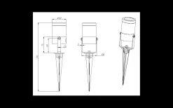Lightson Garden Plug & Play<Lightson Luna Markspotlight Mörkgrå LED 3000K 350lm 5W