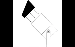 Lightson Luna Mörkgrå Bländskydd till* Lightson Garden Plug & Play