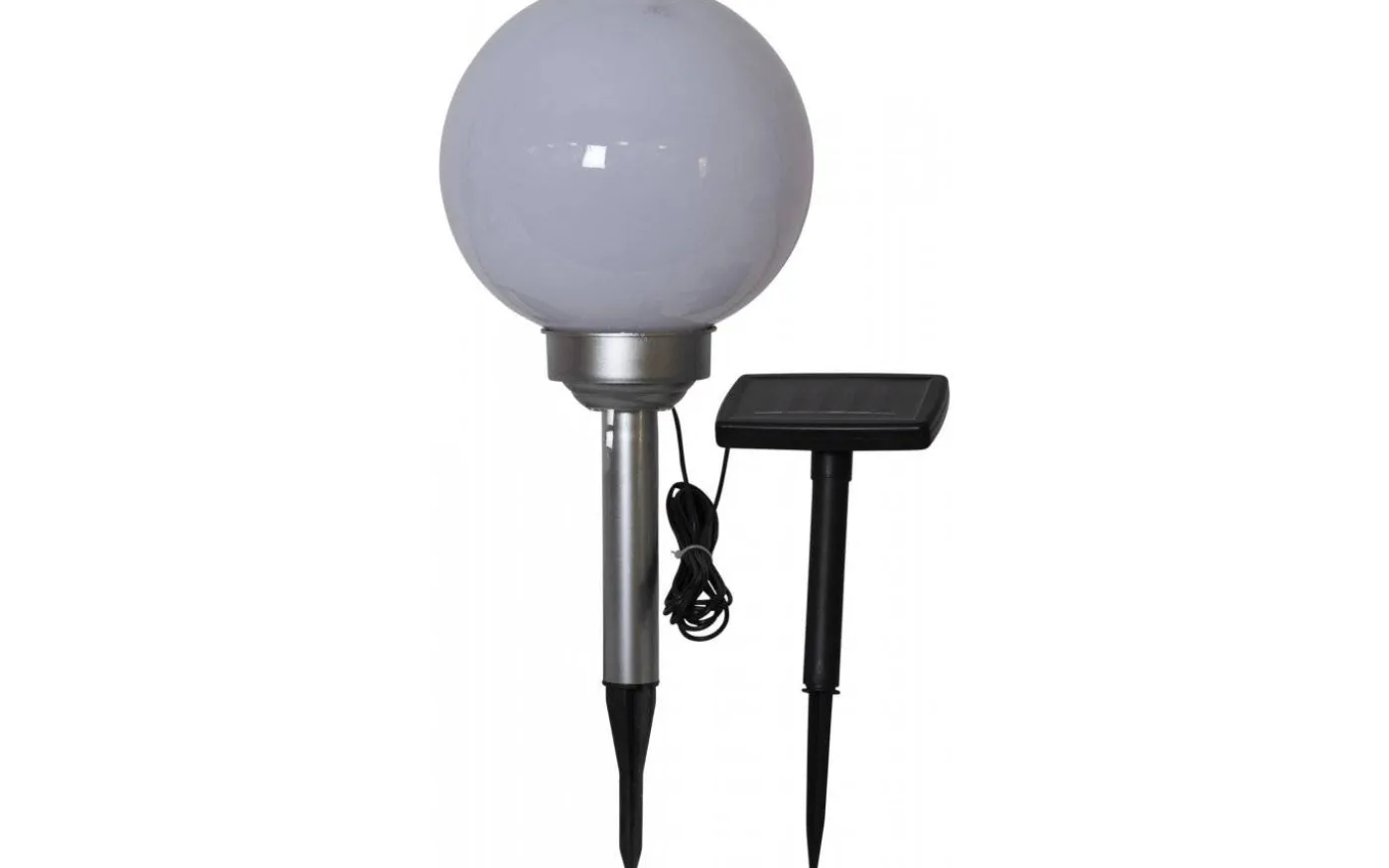 Luna Solcellslampa Klot På Pinne, 37 cm Varmvit 0,12W