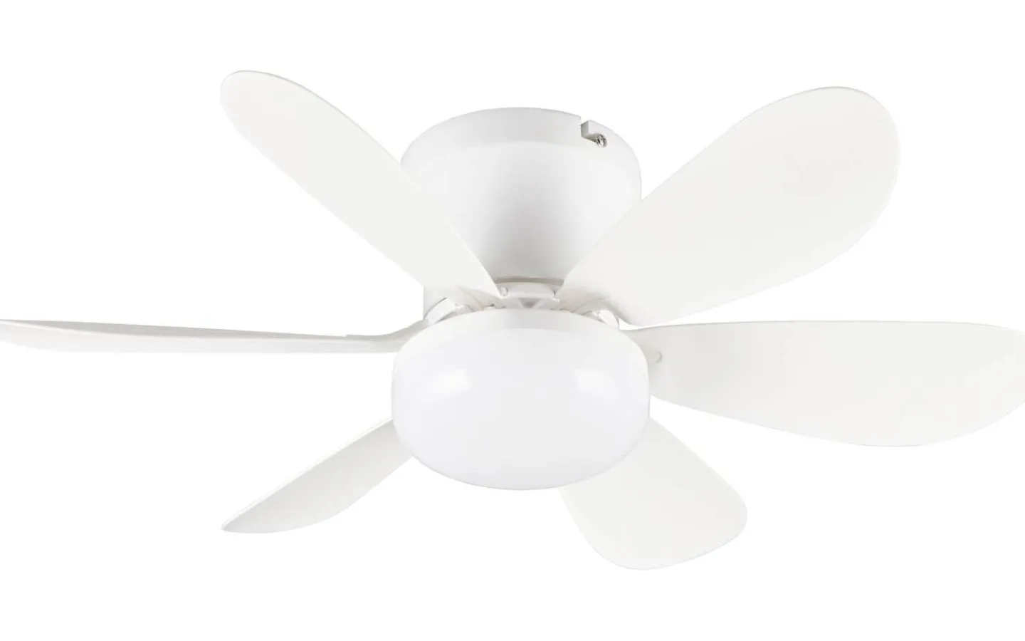 Takfläktar<Reality Lund Takfläkt 53cm LED matt vit