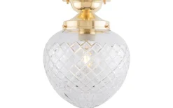 Plafonder<Karlskrona Lampfabrik Lundkvist 100 - Mässing