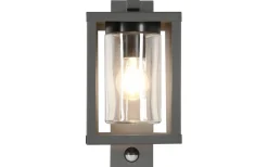 Lunga Vägglampa E27 antracit rörelsesensor IP44