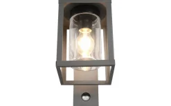 Lunga Vägglampa E27 antracit rörelsesensor IP44