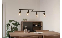 Lurone Taklampa 100cm Svart