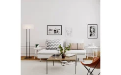 Luton Golvlampa 150cm Svart/Vit