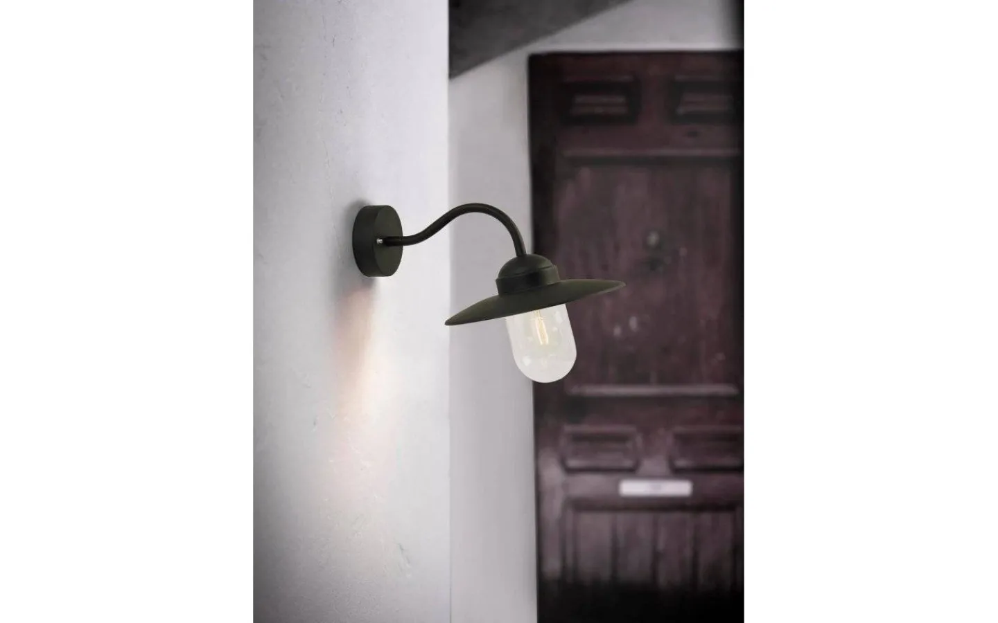 Vägglyktor|Badrum<Nordlux Luxembourg Vägglampa Svart IP54