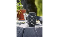 Star Trading Lykta Flame Batteridriven med Timer 23cm Svart* Ljuslyktor
