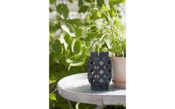Star Trading Lykta Flame Batteridriven med Timer 23cm Svart* Ljuslyktor