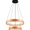 Trio Lighting Lynwood Takpendel LED 60cm trä* Stora Taklampor Ø50-69 Cm