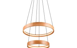 Trio Lighting Lynwood Takpendel LED 60cm trä* Stora Taklampor Ø50-69 Cm