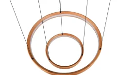 Trio Lighting Lynwood Takpendel LED 60cm trä* Stora Taklampor Ø50-69 Cm