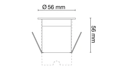 Lightson Lynx Antracit Decklight LED 3000K 18lm 2W IP67* Decklights Led|Lightson Garden Plug & Play