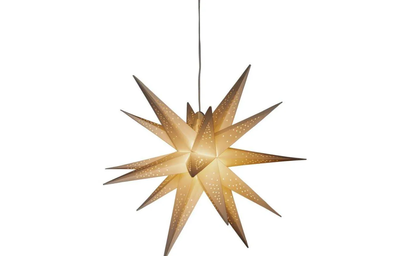 Lynx 3D Julstjärna 60cm Vit