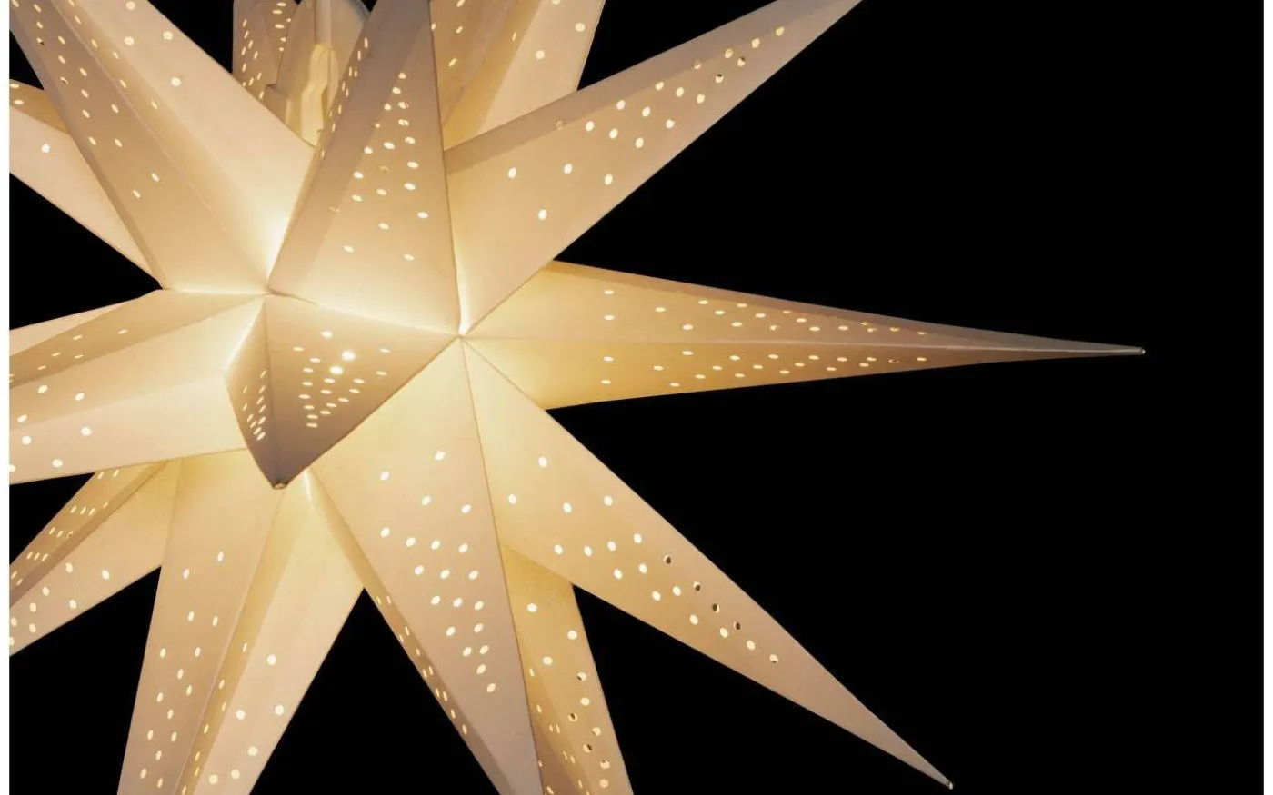 Lynx 3D Julstjärna 60cm Vit