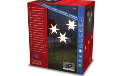 Lynx 3D Stjärnor på Markspett 3-Pack IP44