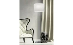 Golvlampor<Trio Lighting Lyon Golvlampa 3xE27 borstat stål