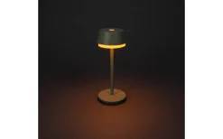 Uppladdningsbara Lampor Utomhus|Uppladdningsbara Lampor Utomhus<Konstsmide Lyon Uppladdningsbar Bordslampa LED CCT+RGB 30cm Gröngrå IP54