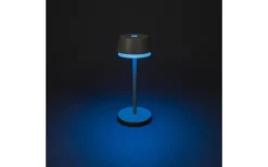 Uppladdningsbara Lampor Utomhus|Uppladdningsbara Lampor Utomhus<Konstsmide Lyon Uppladdningsbar Bordslampa LED CCT+RGB 30cm Gröngrå IP54