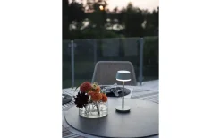 Uppladdningsbara Lampor Utomhus|Uppladdningsbara Lampor Utomhus<Konstsmide Lyon Uppladdningsbar Bordslampa LED CCT+RGB 30cm Gröngrå IP54