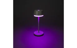 Uppladdningsbara Lampor Utomhus|Uppladdningsbara Lampor Utomhus<Konstsmide Lyon Uppladdningsbar Bordslampa LED CCT+RGB 30cm Gröngrå IP54