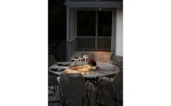 Uppladdningsbara Lampor Utomhus|Uppladdningsbara Lampor Utomhus<Konstsmide Lyon Uppladdningsbar Bordslampa LED CCT+RGB 30cm Gröngrå IP54