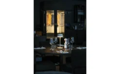 Konstsmide Lyon Uppladdningsbar Bordslampa LED CCT+RGB 30cm Sand IP54* Uppladdningsbara Lampor Utomhus|Uppladdningsbara Lampor Utomhus