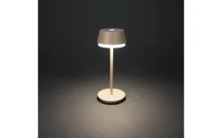 Konstsmide Lyon Uppladdningsbar Bordslampa LED CCT+RGB 30cm Sand IP54* Uppladdningsbara Lampor Utomhus|Uppladdningsbara Lampor Utomhus