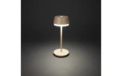 Konstsmide Lyon Uppladdningsbar Bordslampa LED CCT+RGB 30cm Sand IP54* Uppladdningsbara Lampor Utomhus|Uppladdningsbara Lampor Utomhus