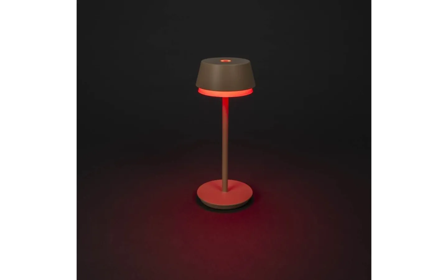 Konstsmide Lyon Uppladdningsbar Bordslampa LED CCT+RGB 30cm Sand IP54* Uppladdningsbara Lampor Utomhus|Uppladdningsbara Lampor Utomhus