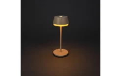 Konstsmide Lyon Uppladdningsbar Bordslampa LED CCT+RGB 30cm Sand IP54* Uppladdningsbara Lampor Utomhus|Uppladdningsbara Lampor Utomhus