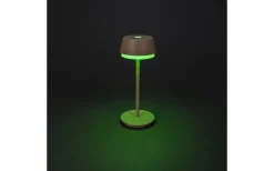 Konstsmide Lyon Uppladdningsbar Bordslampa LED CCT+RGB 30cm Sand IP54* Uppladdningsbara Lampor Utomhus|Uppladdningsbara Lampor Utomhus