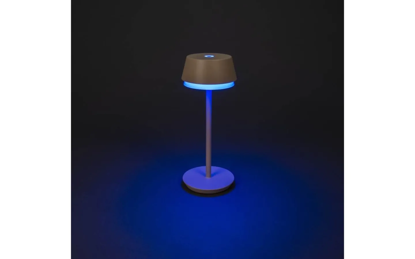 Konstsmide Lyon Uppladdningsbar Bordslampa LED CCT+RGB 30cm Sand IP54* Uppladdningsbara Lampor Utomhus|Uppladdningsbara Lampor Utomhus